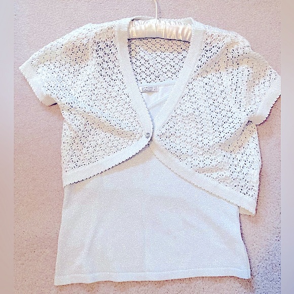 Wanko Metalic Silver Cami Set - Picture 2 of 12